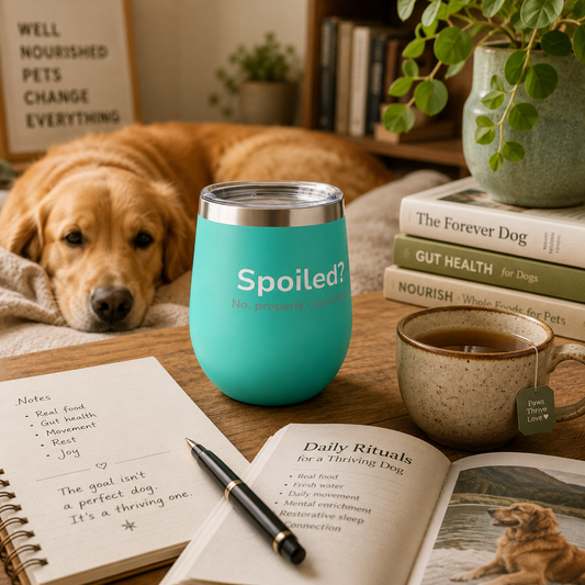 The Sip Standard — Spoiled? No, Properly Nourished. | 12oz Insulated Pet Parent Tumbler