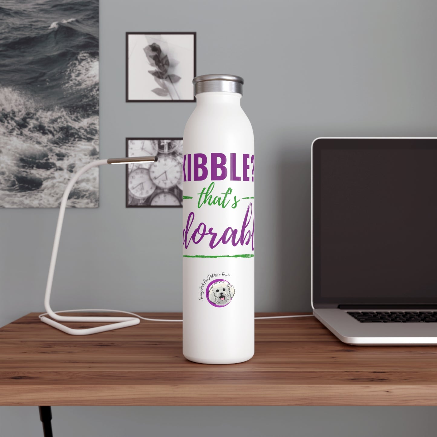 The Hydration Bottle — Kibble? That's Adorable. | Pet Parent Slim Insulated Water Bottle