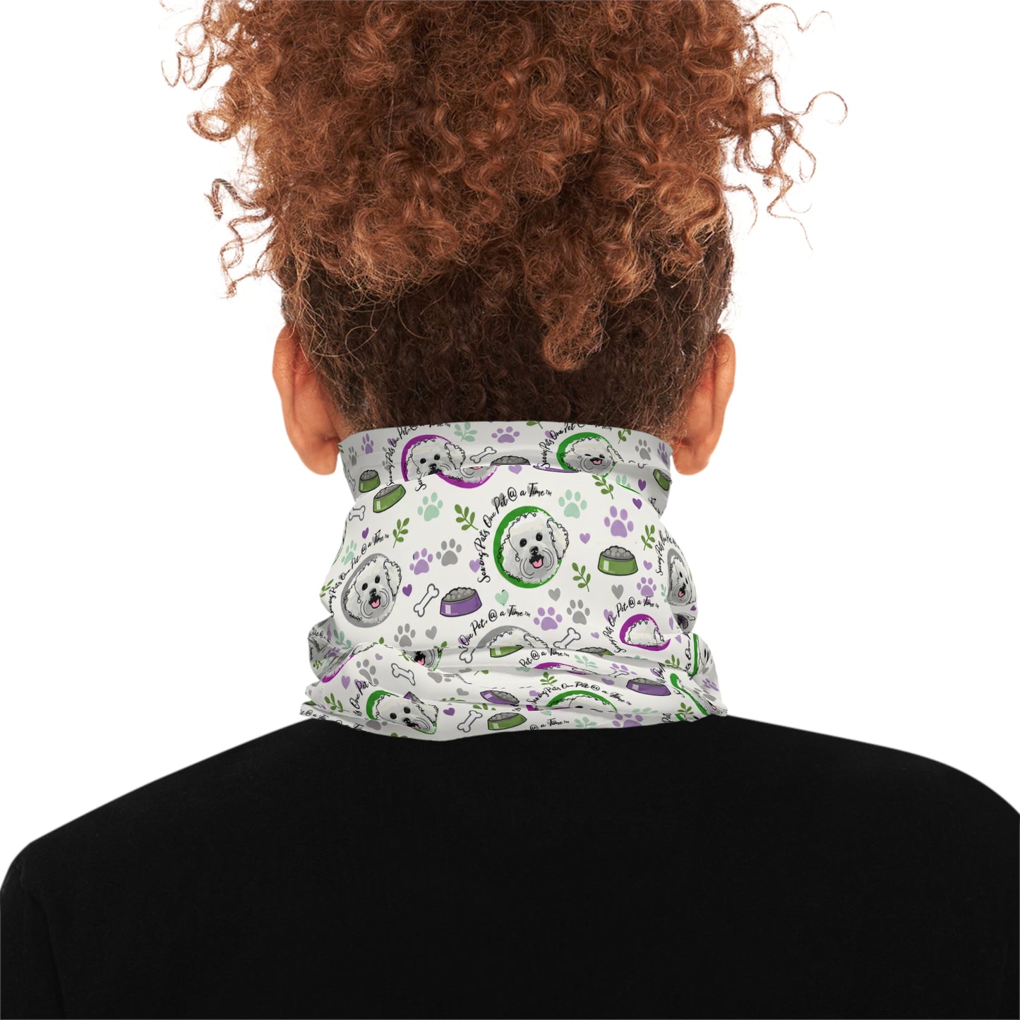 Pet Parent Neck Gaiter  — The Nourished Life Pattern | UPF 50+