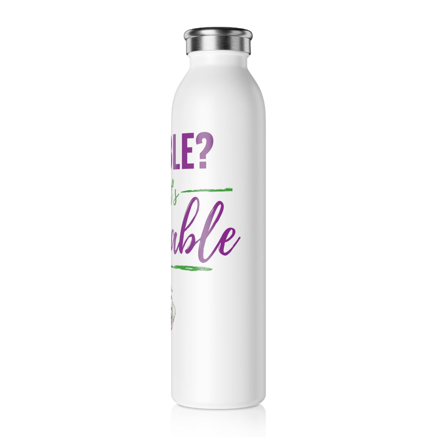 The Hydration Bottle — Kibble? That's Adorable. | Pet Parent Slim Insulated Water Bottle