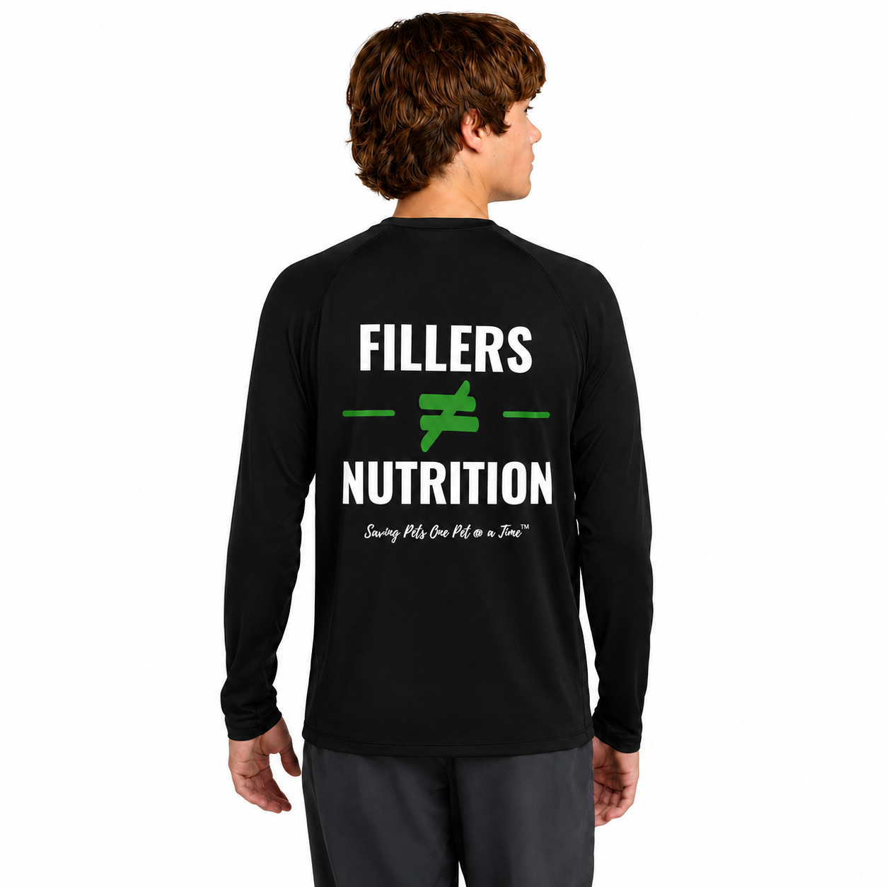 The No Filler Rashguard | UPF 50+ Long Sleeve Rashguard Tee | Fillers ≠ Nutrition