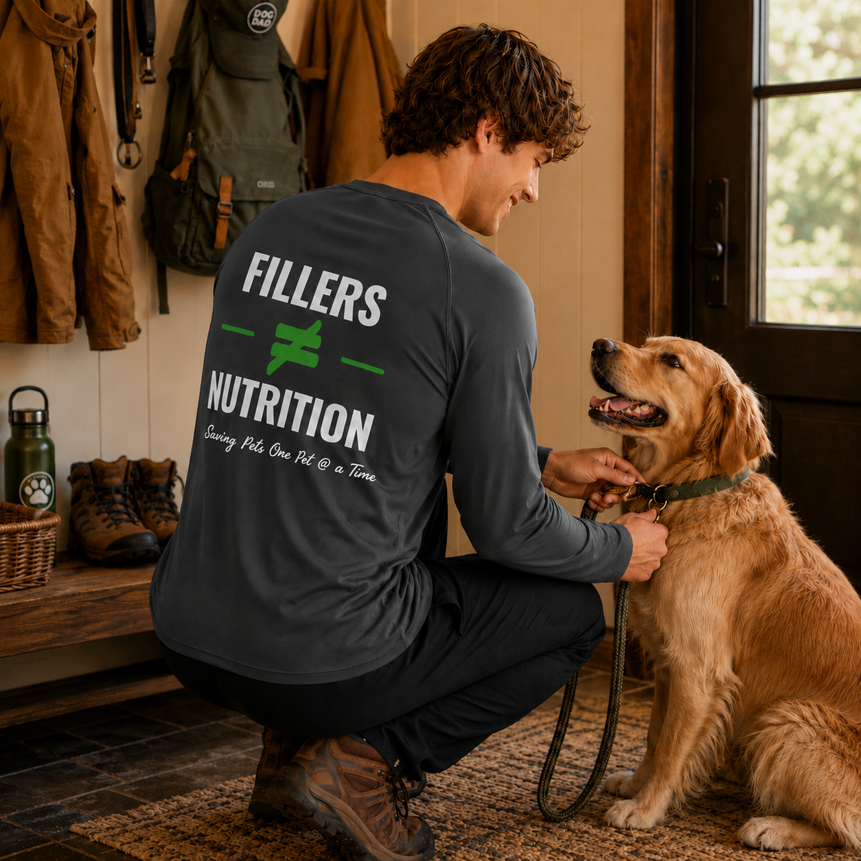 The No Filler Rashguard | UPF 50+ Long Sleeve Rashguard Tee | Fillers ≠ Nutrition