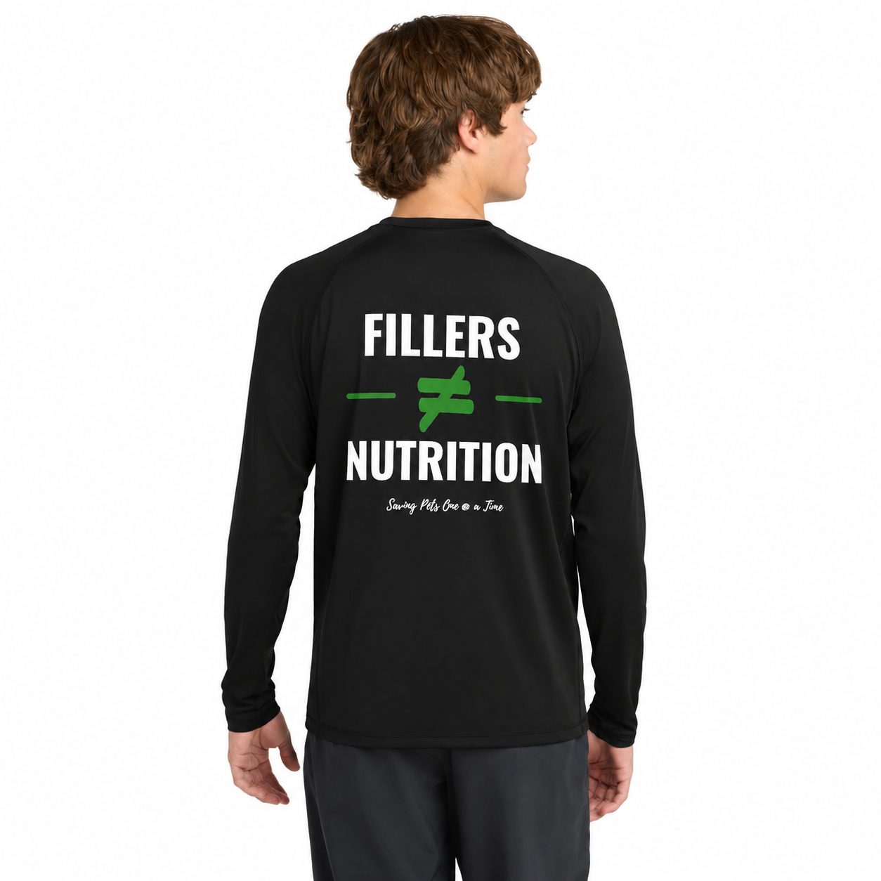 The No Filler Rashguard | UPF 50+ Long Sleeve Rashguard Tee | Fillers ≠ Nutrition