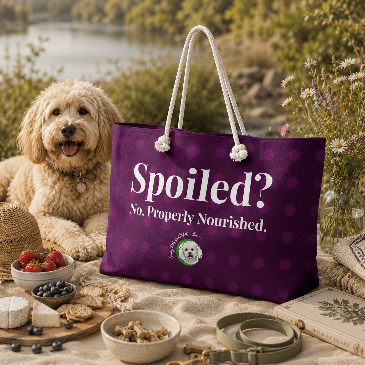 The Properly Packed — Spoiled? No, Properly Nourished. | Pet Parent Weekender Bag