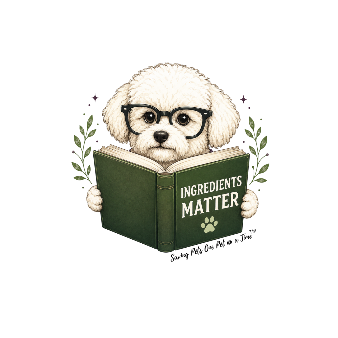 Ingredients Matter Sticker | Waterproof Die-Cut Vinyl | Pet Nutrition Decal