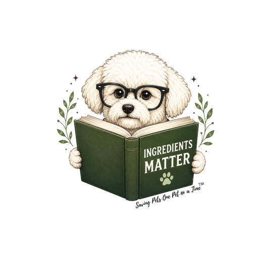 Ingredients Matter Sticker | Waterproof Die-Cut Vinyl | Pet Nutrition Decal