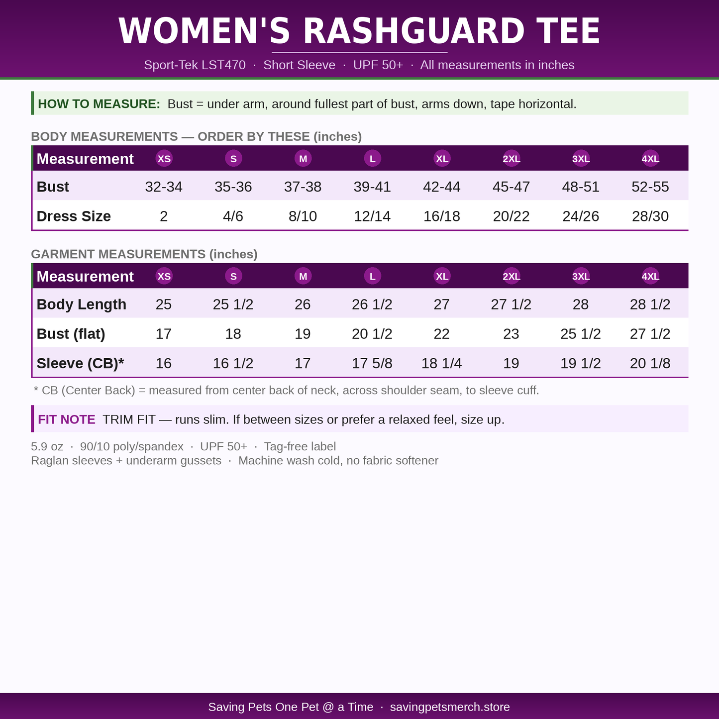 The Shore Rashguard — Women's | UPF 50+ Pet Parent Tee
